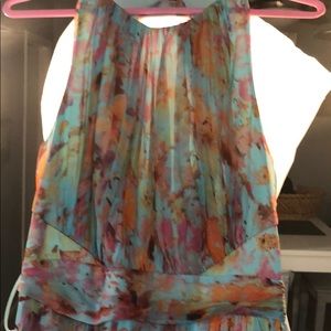 Badgley Mischka blue dress